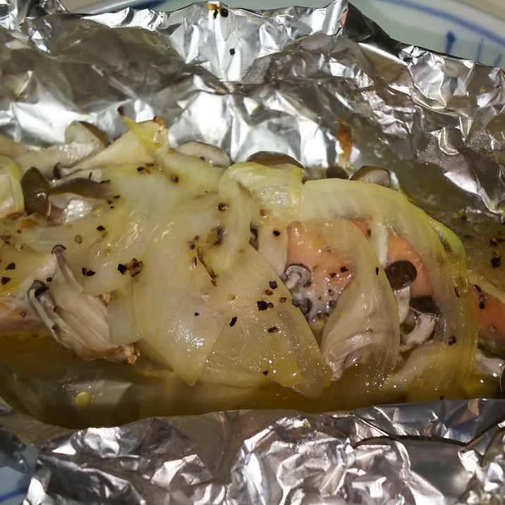 鮭としめじのホイル焼き レシピ 作り方 By Kitty0727 楽天レシピ 鮭としめじのホイル焼き レシピ 作り方 By Kitty0727 楽天レシピ